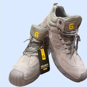 Men’s Suede Tactical Boots - Taupe